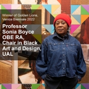 恭喜Professor Sonia Boyce OBE RA 榮獲威尼斯雙年展金獅獎